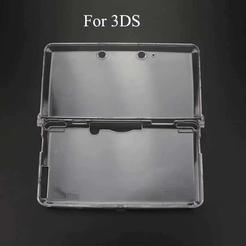 Clear Hard Shell Case for Nintendo 3DS Crystal Snap-On Protective Cover