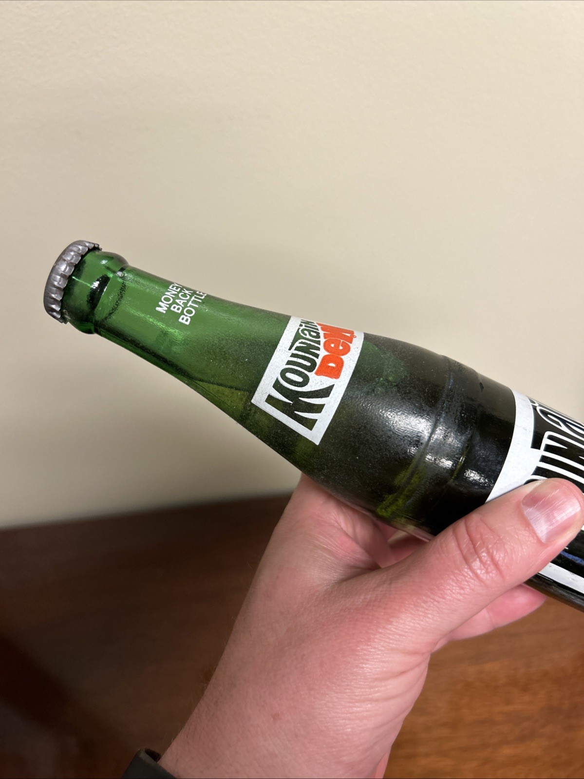 UNOPENED 1970s Mountain Dew Bottle!!!!!