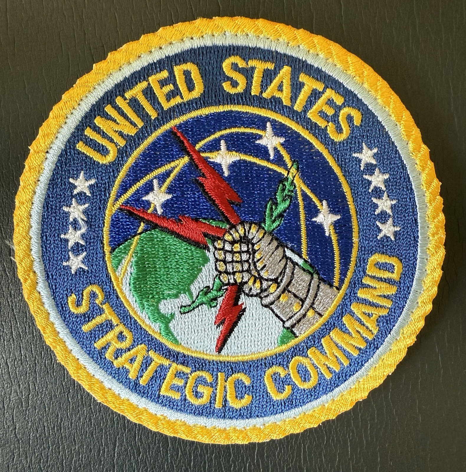 USSTRATCOM Patch, Strategic Command, Stratcom, Nuclear, Space, Missile Defense