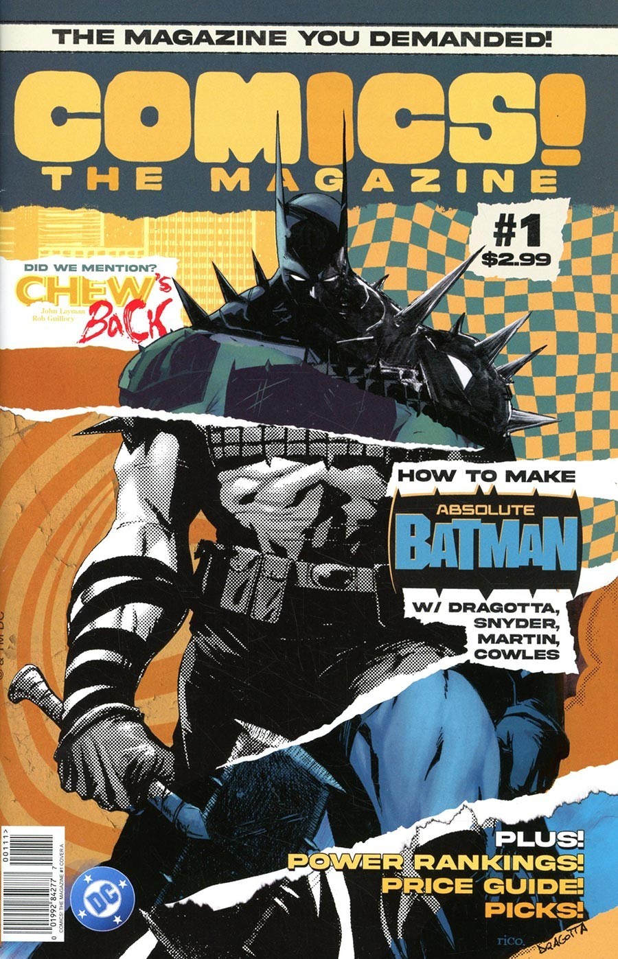 COMICS The Magazine #1 2026 Nick Dragotta Cover A Comics! EB49
