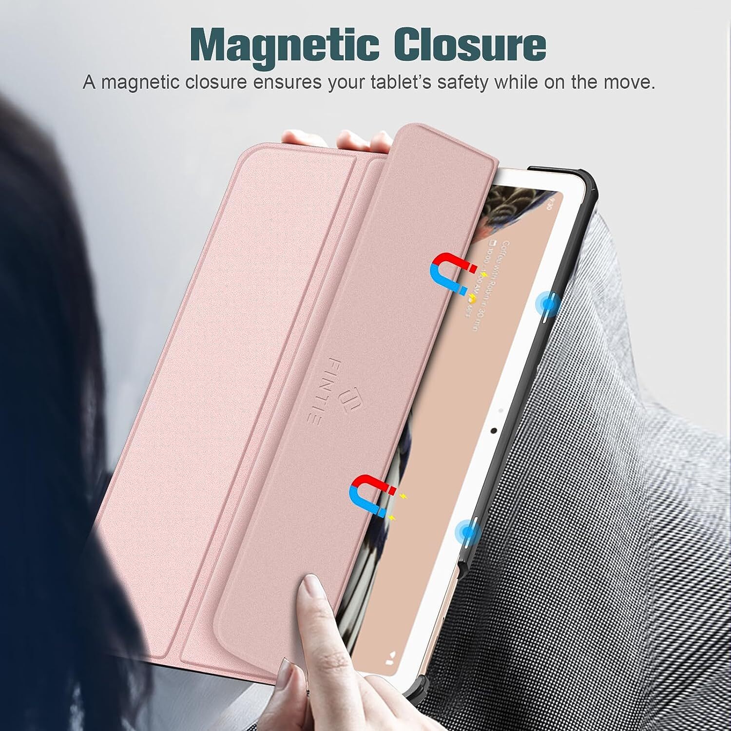 For Google Pixel Tablet 11" 2023 Slim Case Hard Back Shell Tri-Fold Stand Cover