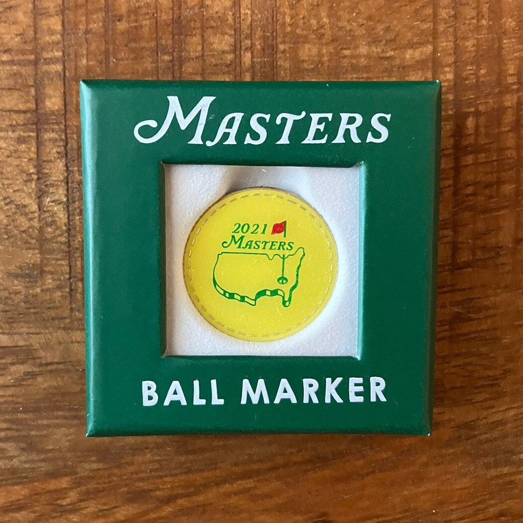 2021 Masters Ball Marker -  Augusta National Golf Club - Hideki Matsuyama Champ!