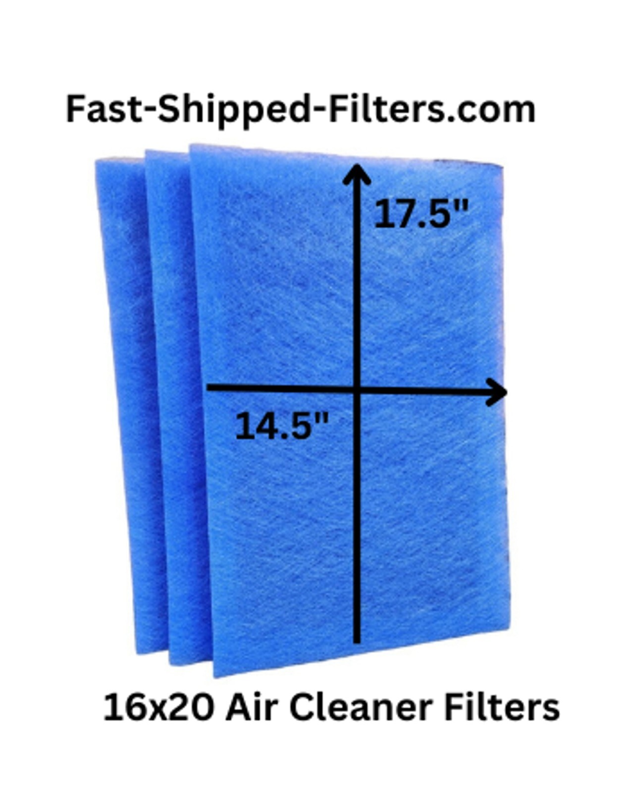 Fast=Shipped-Filters 3 - 16x20 MicroPower Guard Air Cleaner Replacement Filters
