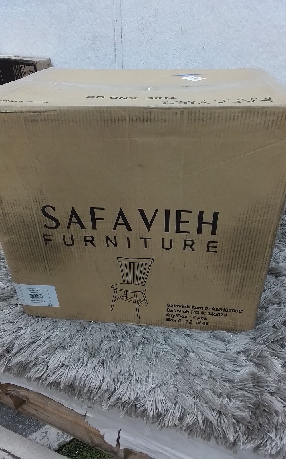 Safavieh PARKER SPINDEL SIDE CHAIR, Reduced Price 2172772135 AMH8500C