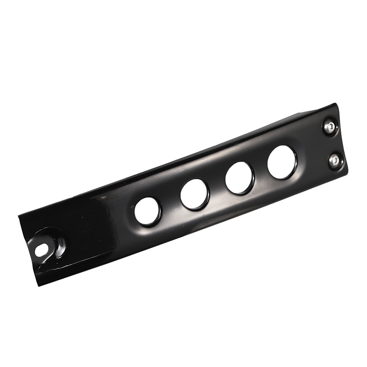 Gloss Black Metal Switch Console Dash Panel For Harley Softail Fat Boy 2018-2025