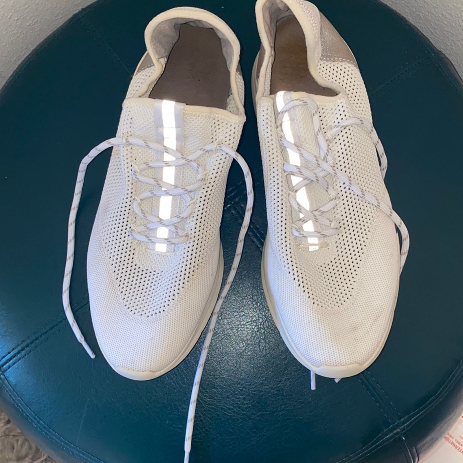 White Mesh Sanctuary Sneakers