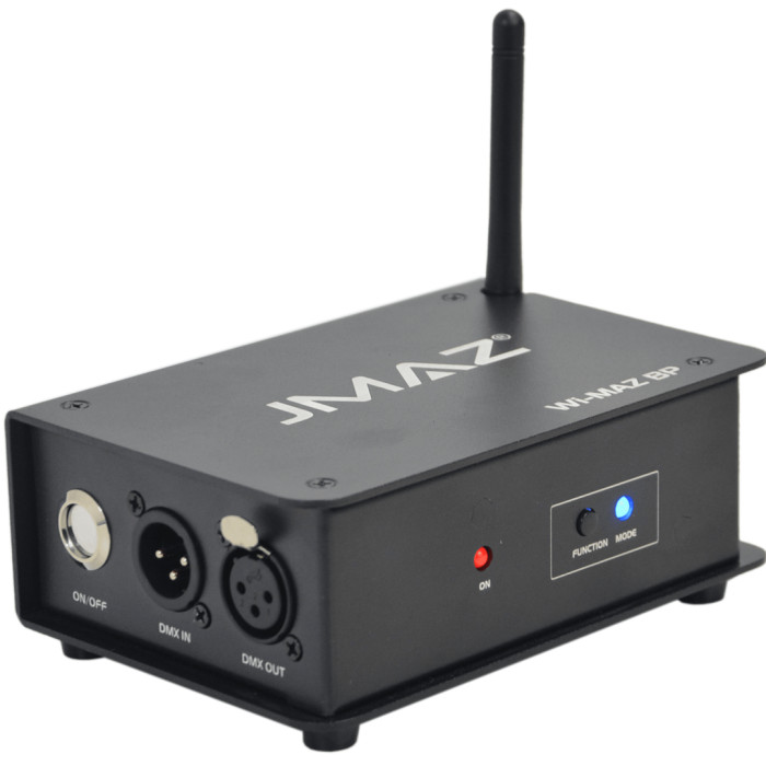 JMAZ Wi-MAZ BP | Battery-Powered Wireless DMX Transceiver with 1600ft Range