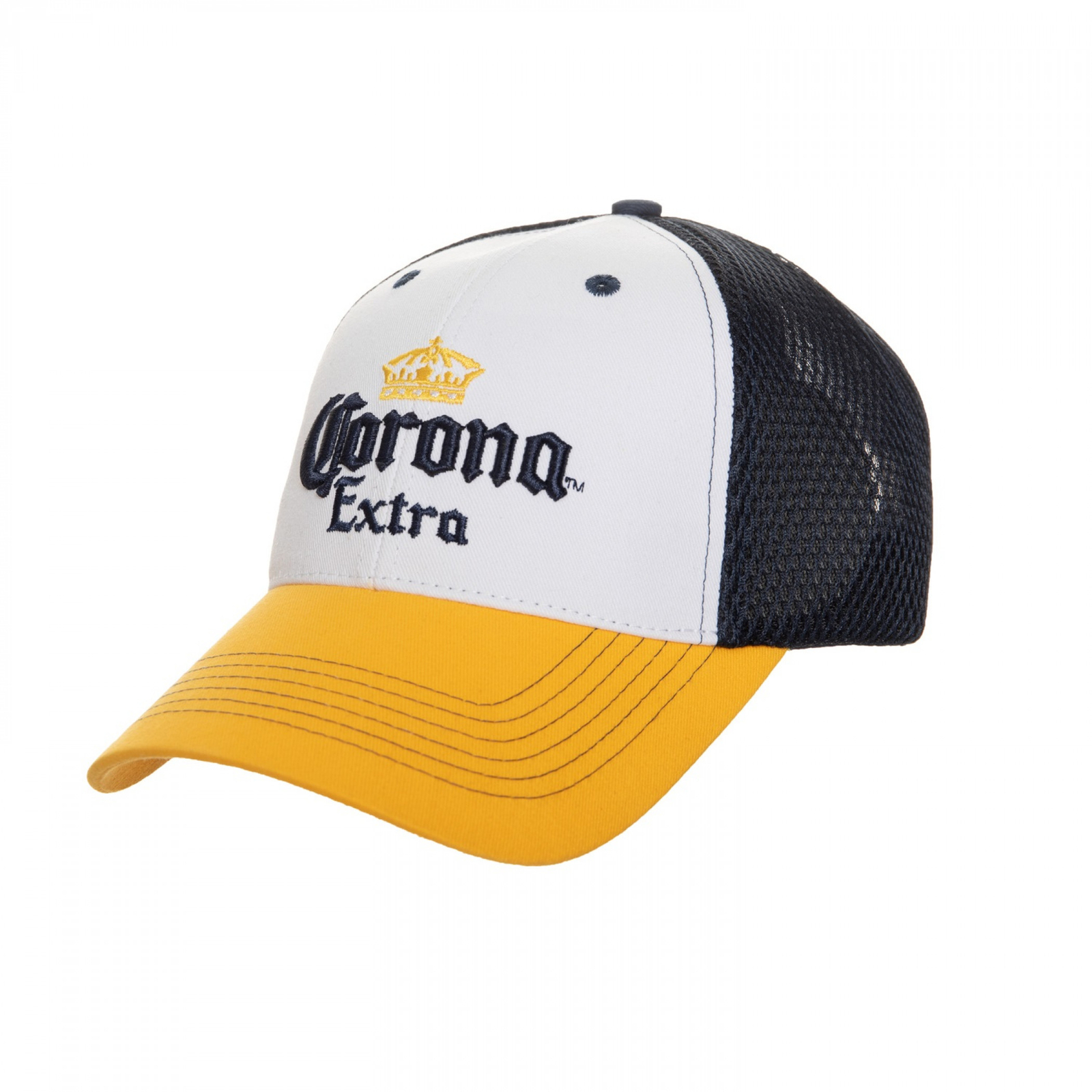 Corona Extra Crown Symbol Mesh Trucker Hat Multi-Color