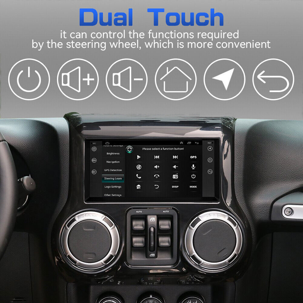 For 2011 2012 2013 Dodge Durango Apple CarPlay Android Auto Radio GPS WIFI