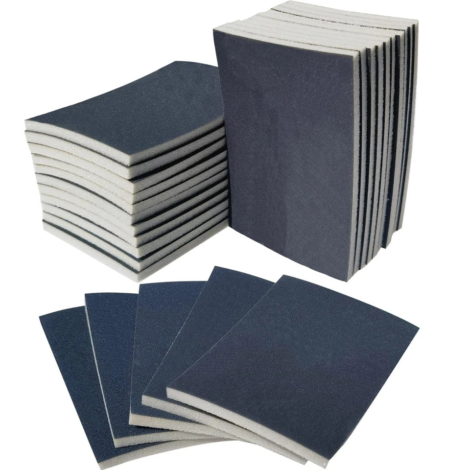 20 PCS 3 x 4 Inch 400-3000 Grit Sanding Sponge Set, Ultra Fine Sanding Sponge...