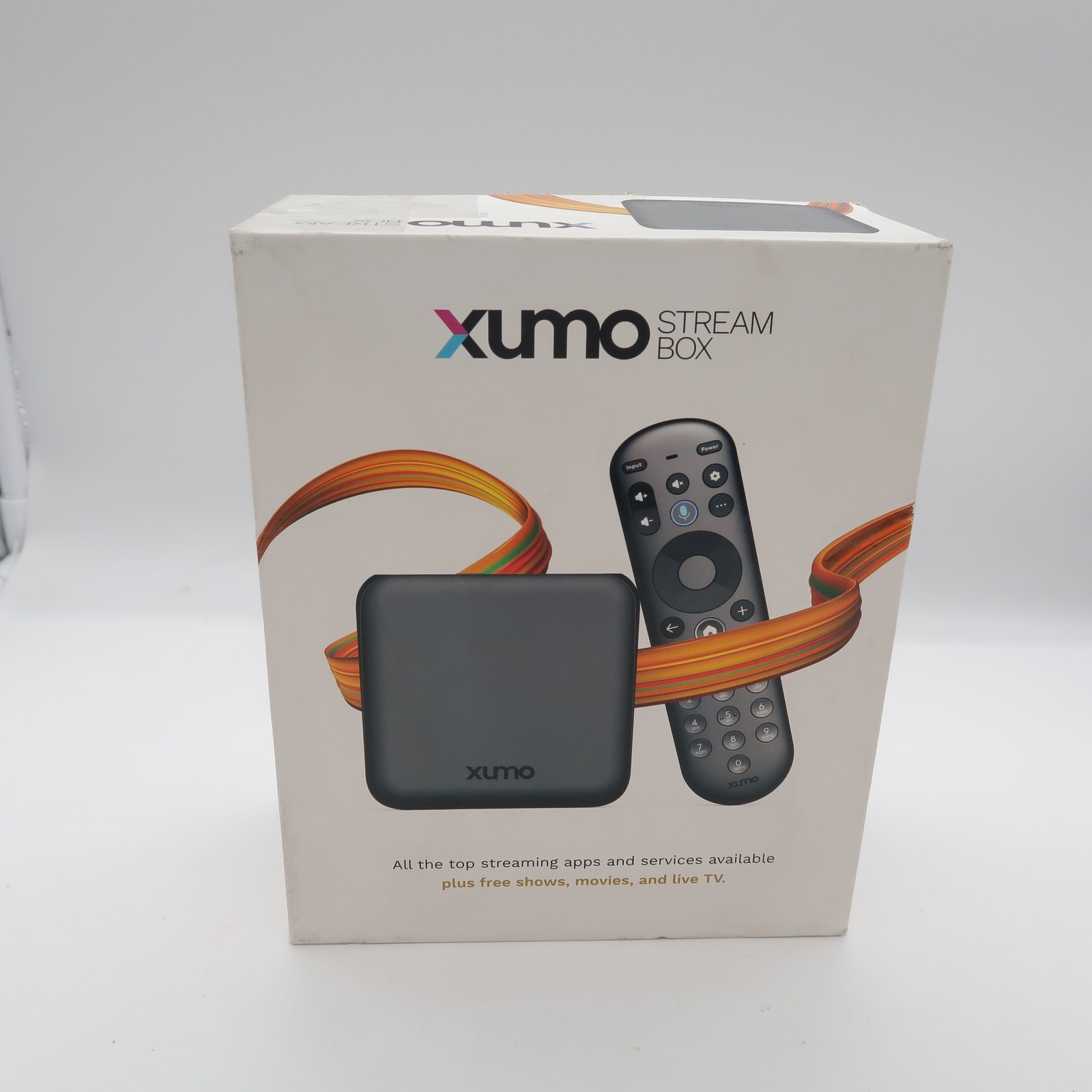 Xumo Stream Box 4K 2160p Voice Control Media Streamer Black HDMI Ethernet