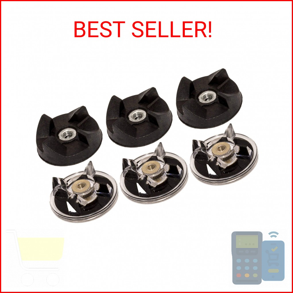 Blendin Lot of 6 Base Gear and Blade Gear Replacement Part,Compatible with Magic
