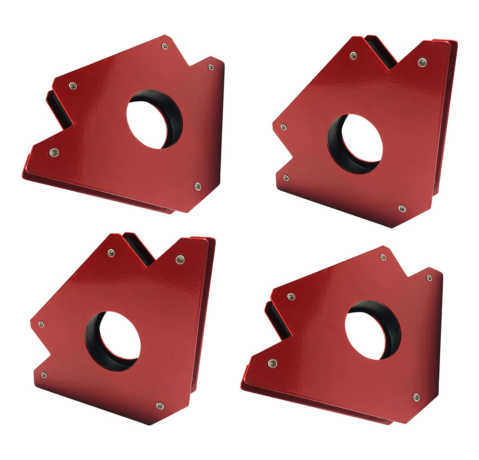 X-Large 5" Angle Welding Magnet Support Jig Holder (4-Pack)