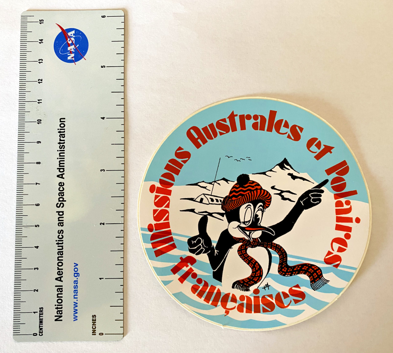 French Southern and Polar Missions (in French) Sticker Decal