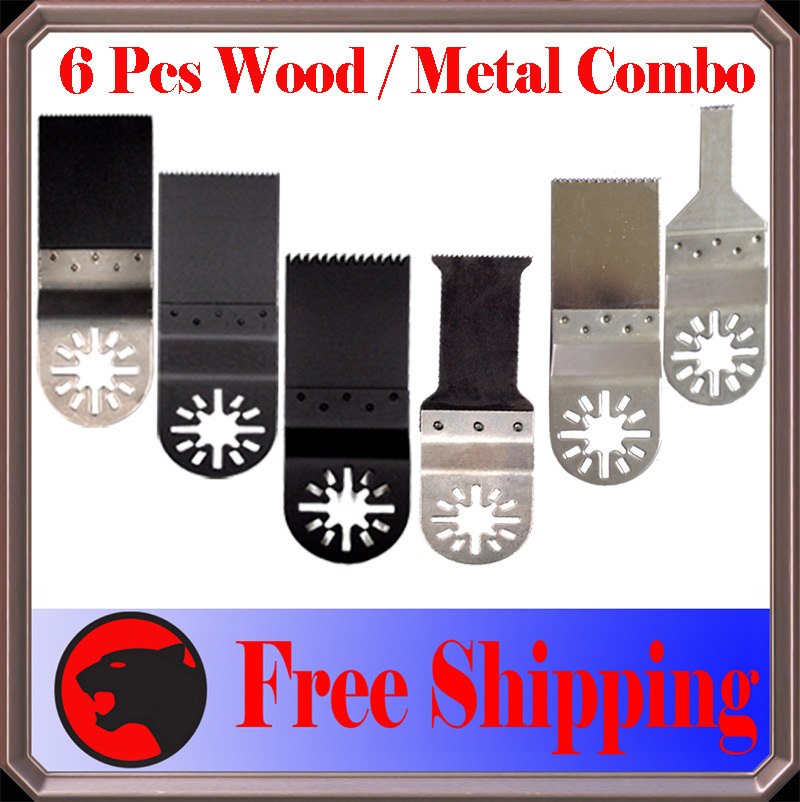 6 Metal Wood Oscillating Multi Tool Saw For Blade  Wood Metal Cutting Diy