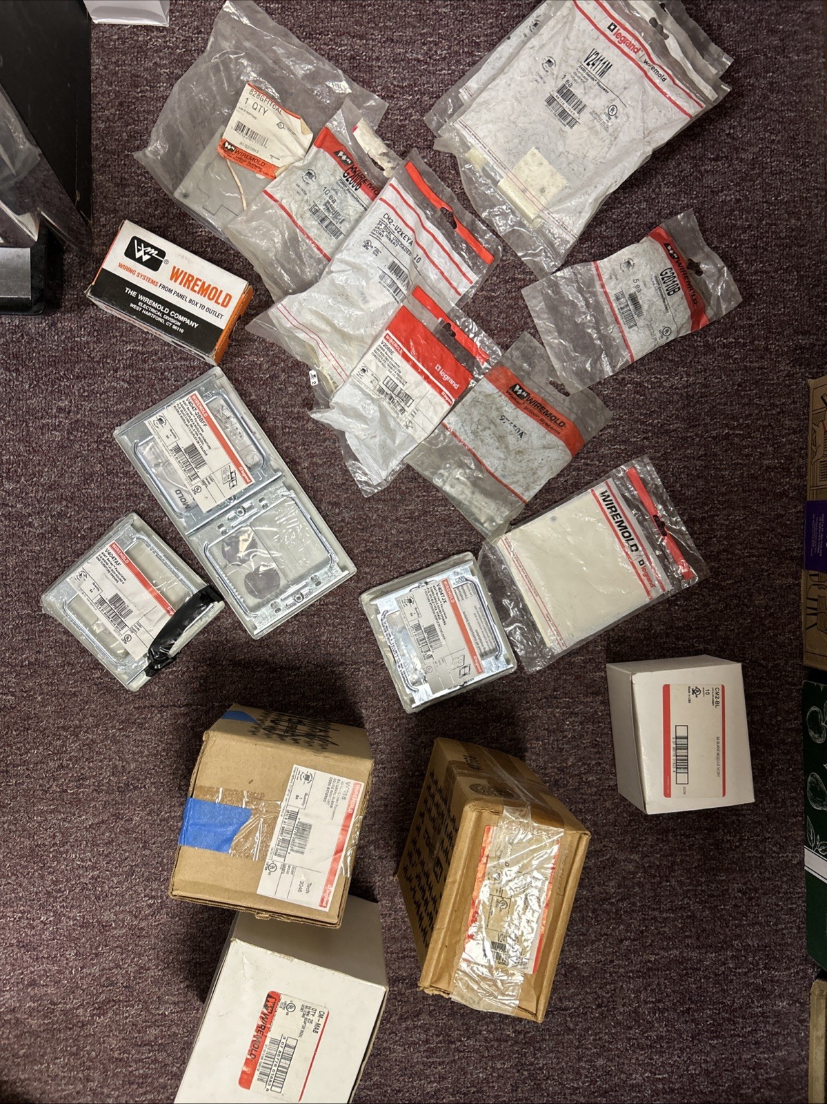 Lot Of Wiremold Items New
