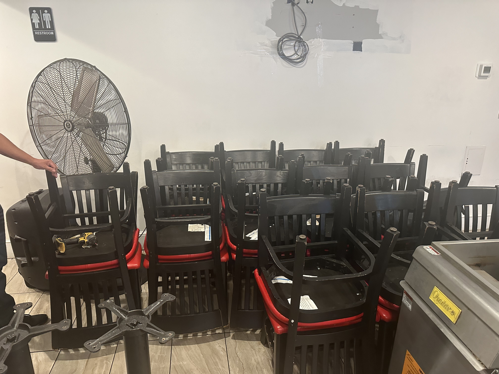 Restaurant Chairs Used 40 Chairs Total, $40.00 EACH.