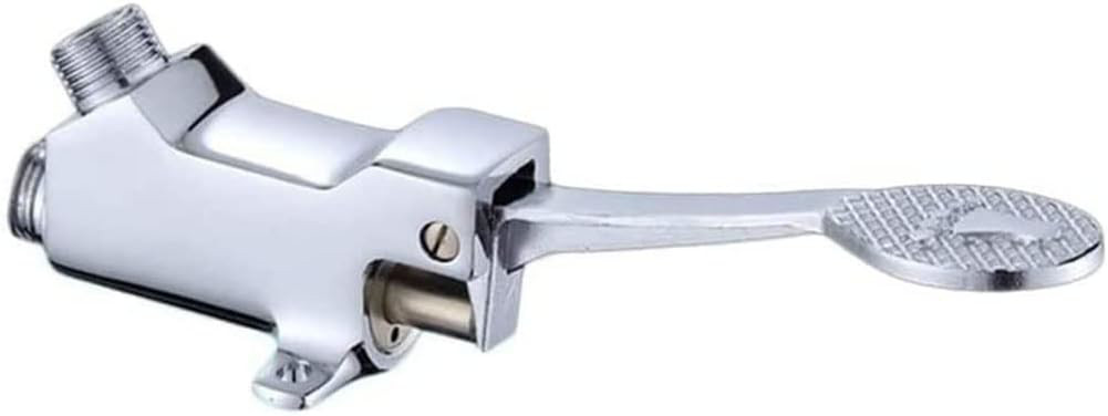 Floor Mount Single Brass Pedal Valve Foot Operated Faucet Foot Pedal Valve f...