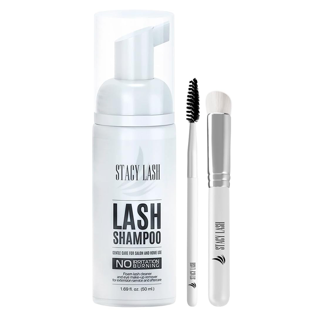 STACY LASH Eyelash Extension Shampoo + Brush / 1.69 0.56 Fl Oz (Pack of 3)