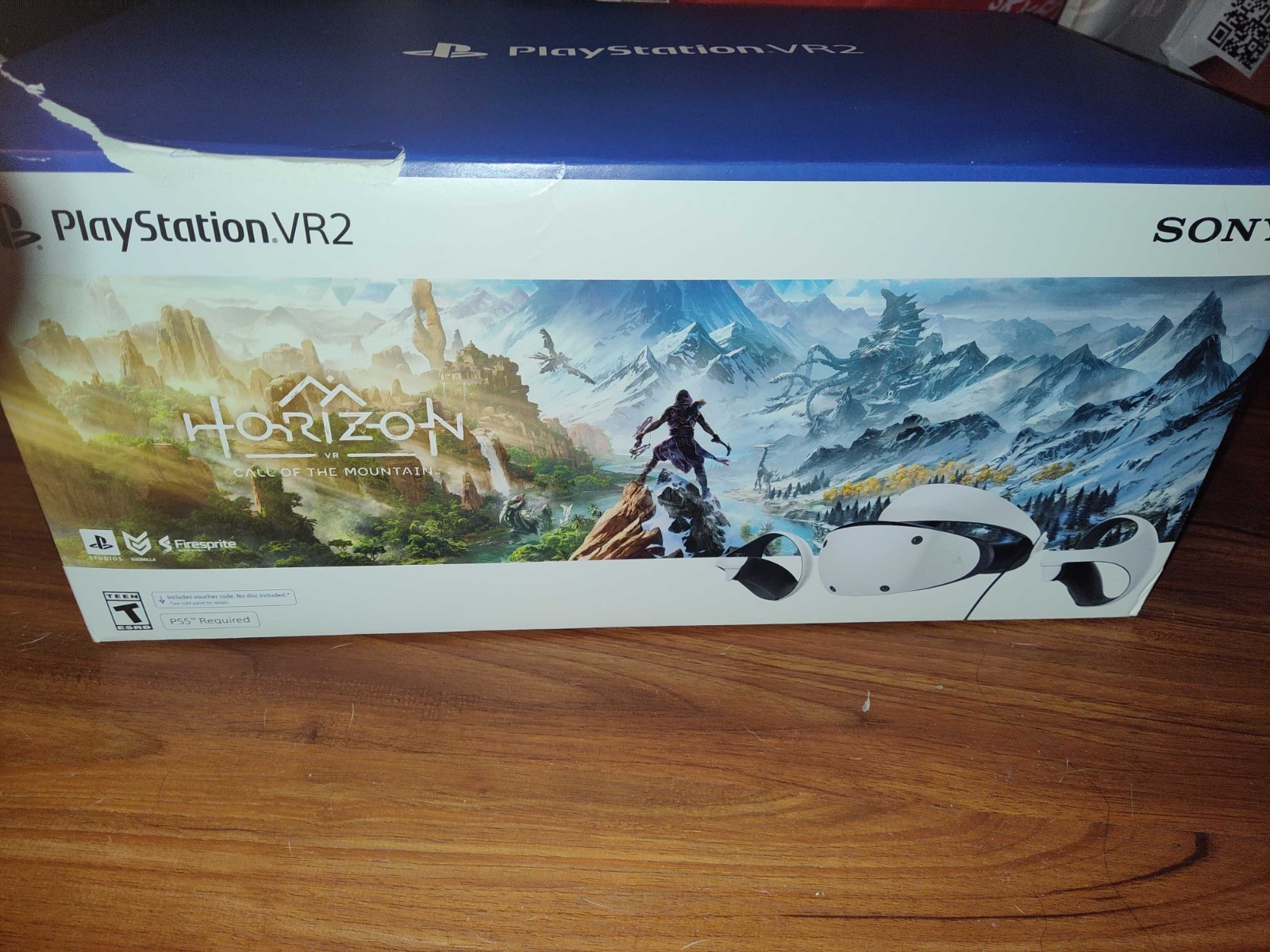 Sony PlayStation VR2 PS5 CFI-ZVR1 Headset & Controllers & PSRV2 Showcase No Buds