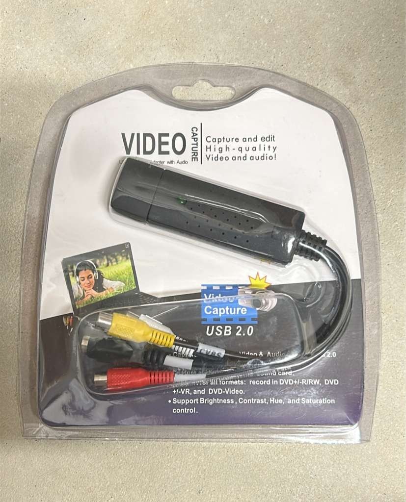 EzCAP USB Video Capture Stick; EzCAP168 Easycap by ClearClick AUTHENTIC USA Game