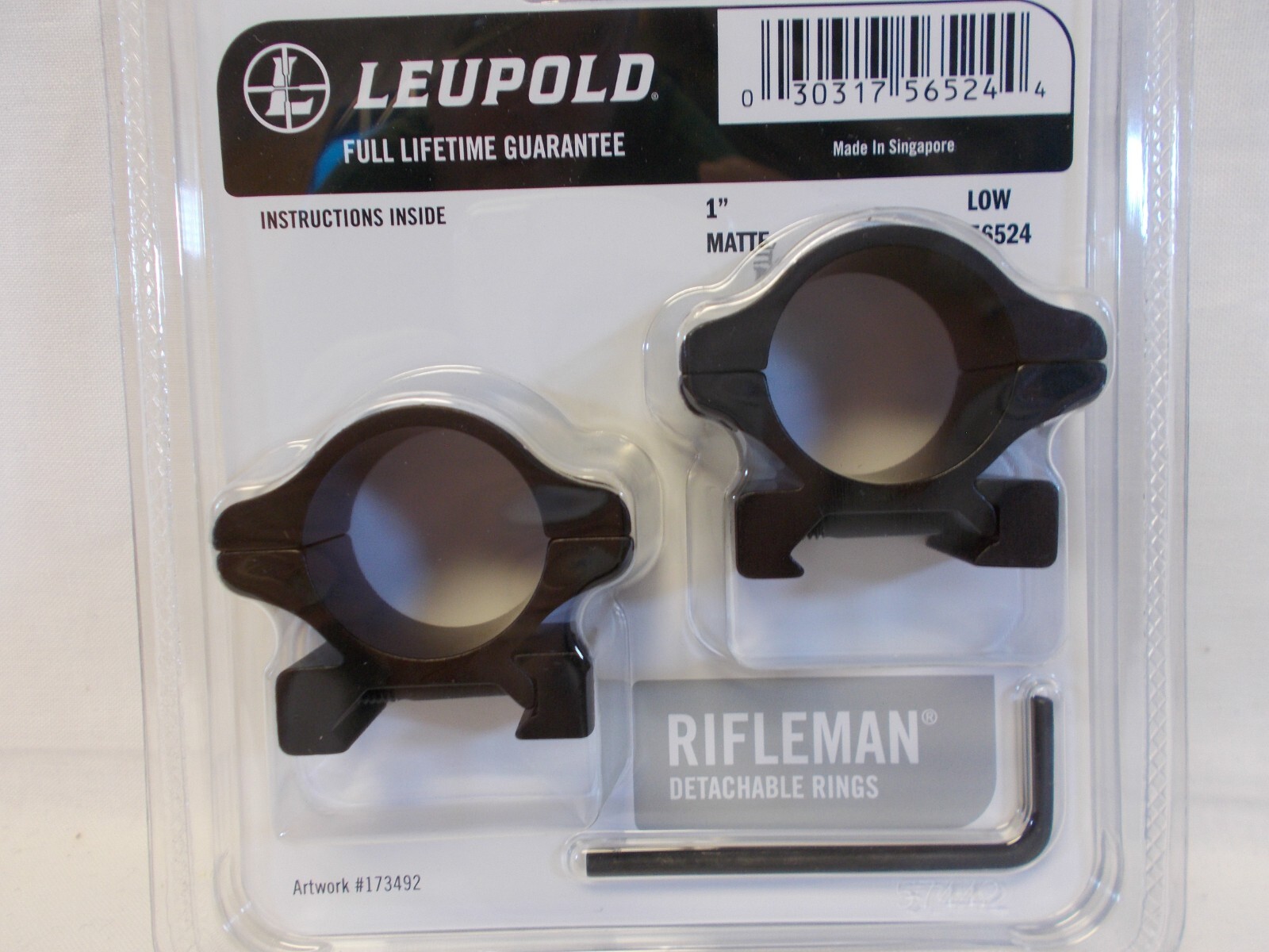 Leupold 56524 Rifleman Scope Rings - Black