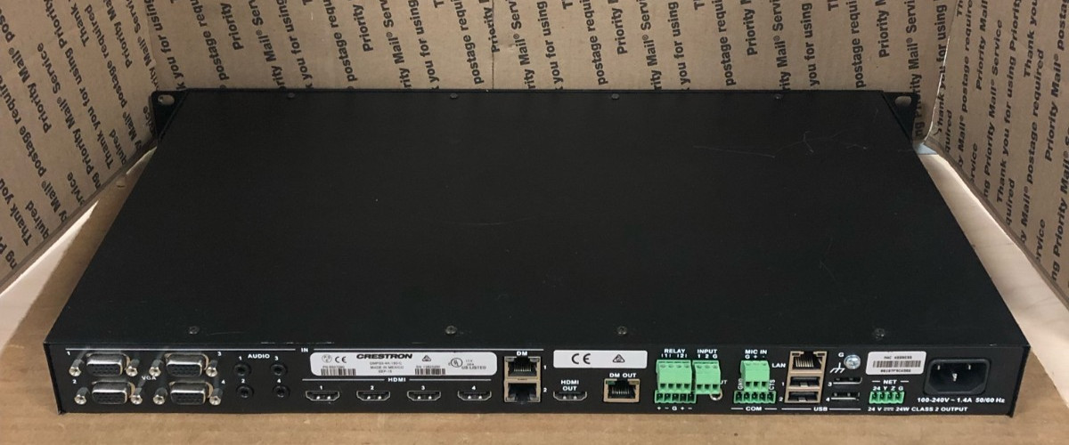 Crestron DMPS3-4K-150-C 4K Digital Media Presentation System W/RACK EARS -TESTED