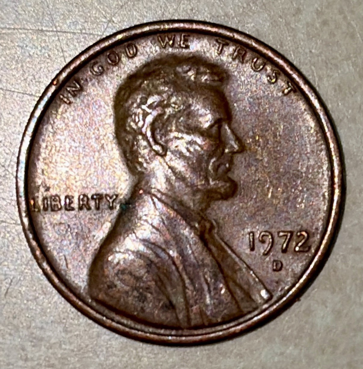 1972 D Penny