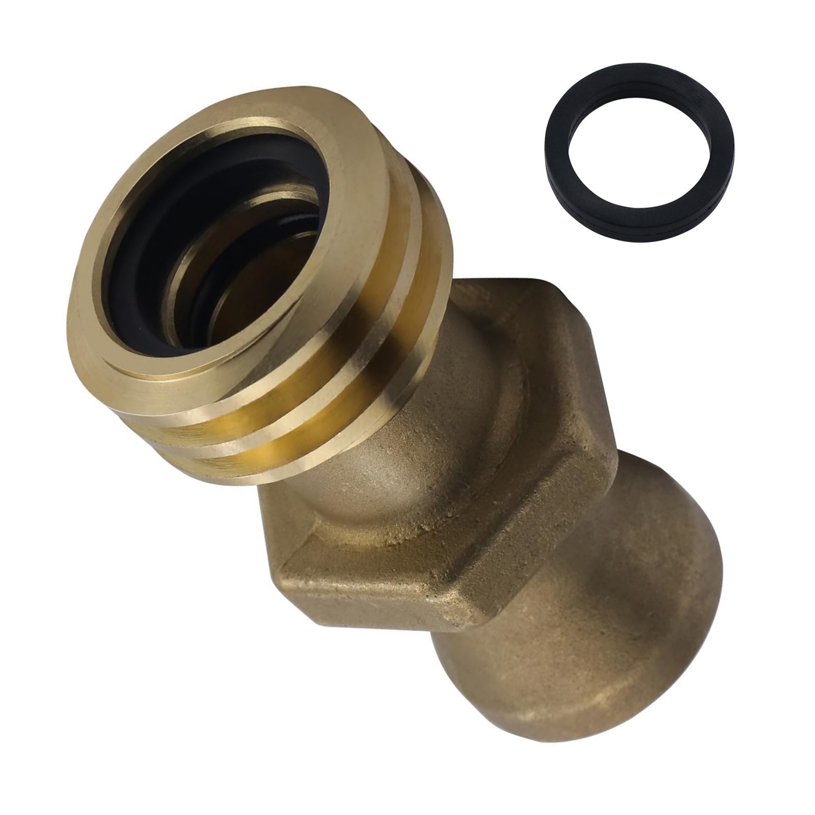RE7141M Forklift Propane Tank Male Adapter for LPG Cylinder Quick Disconnect