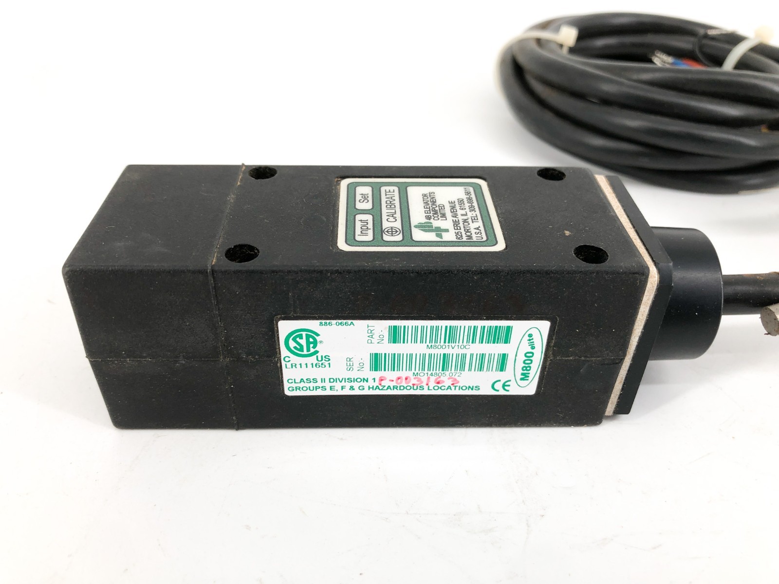 New 4B Components M8001V10C Speed Switch Sensor 24-240VAC/VDC - No Box