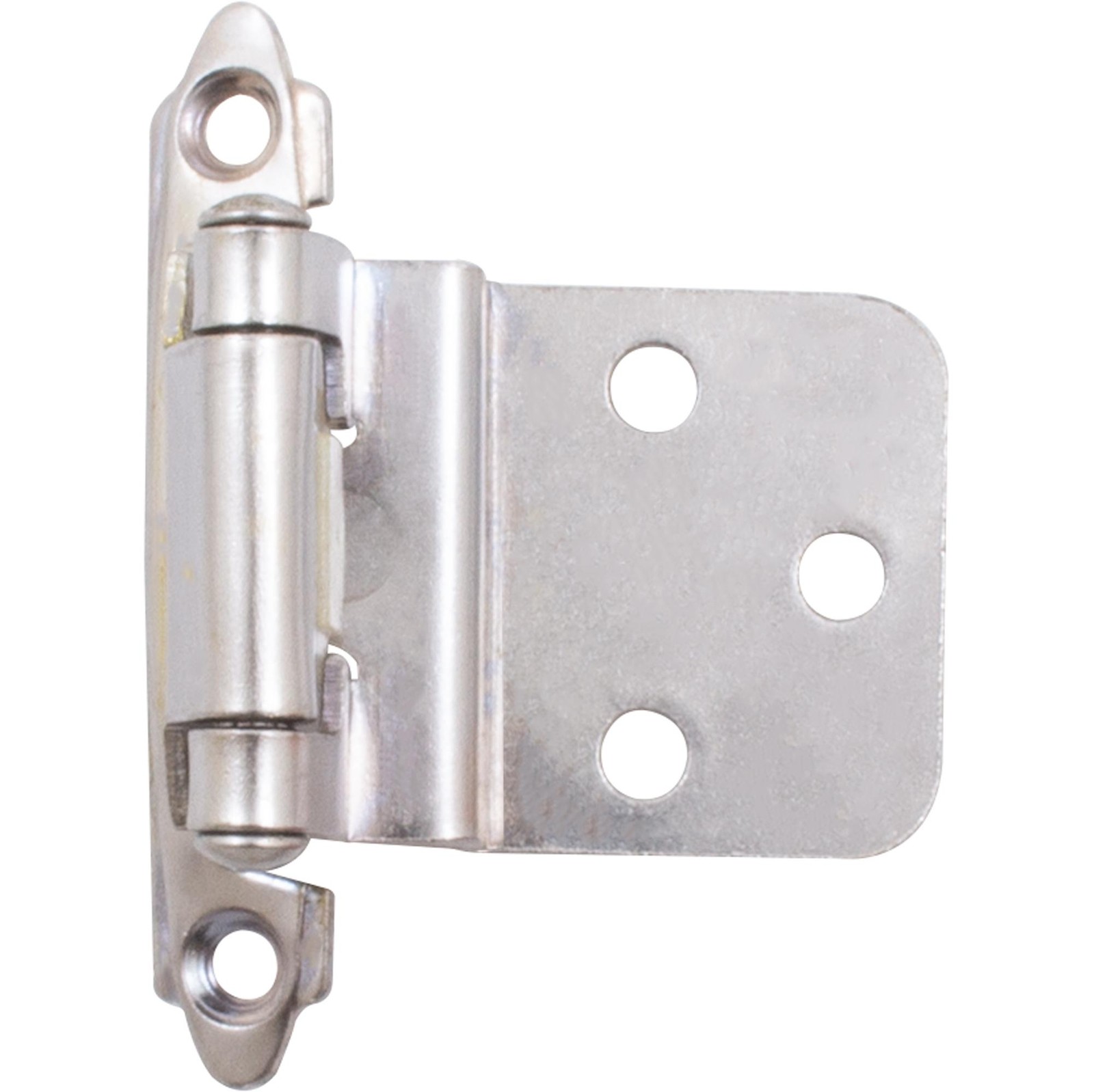 Self-Closing Inset Cabinet Hinge, 3/8 Inches, 1-Pair, Polished Chrome by Stone H