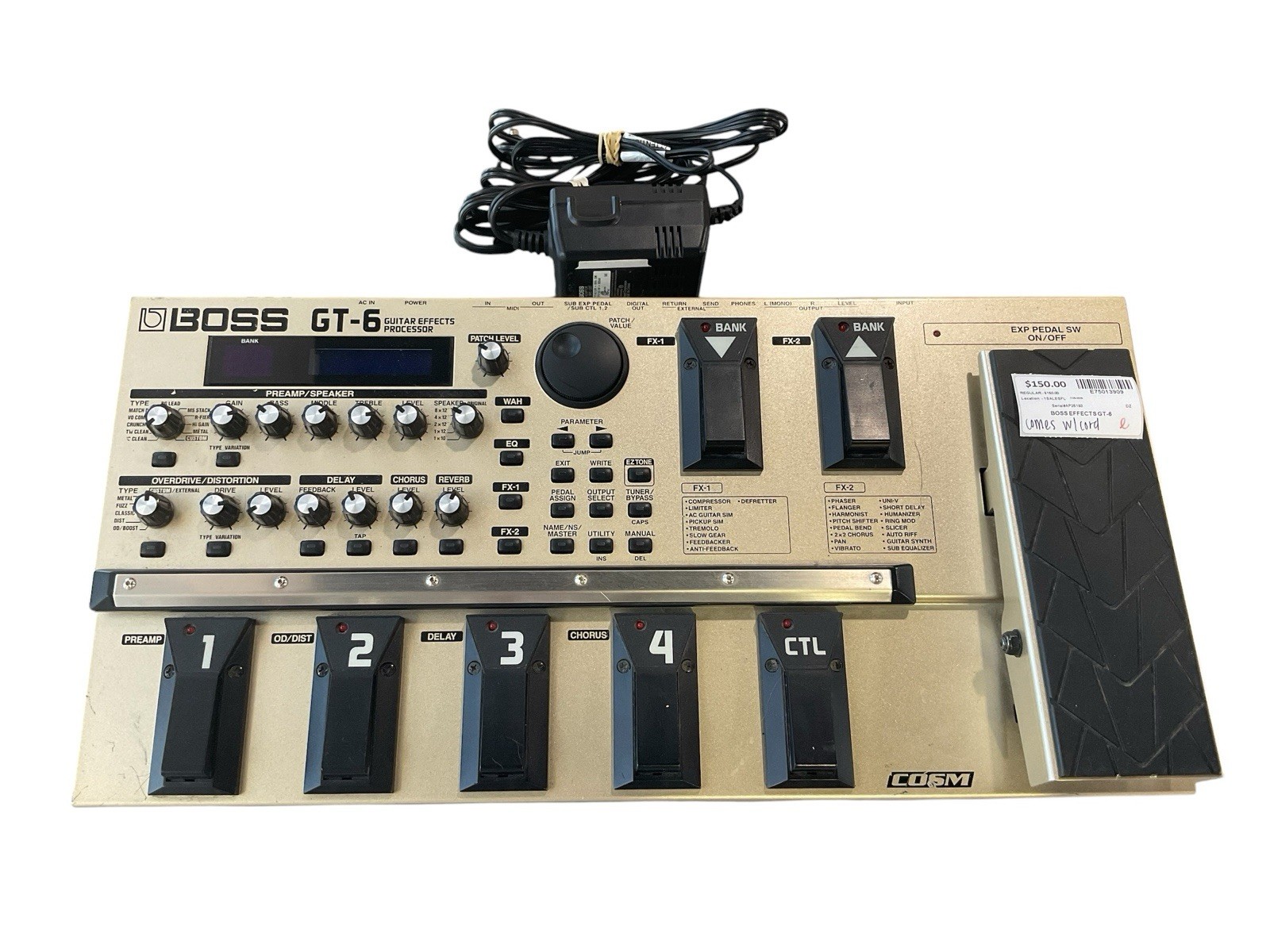 Boss GT-6 Guitar Effects Processor