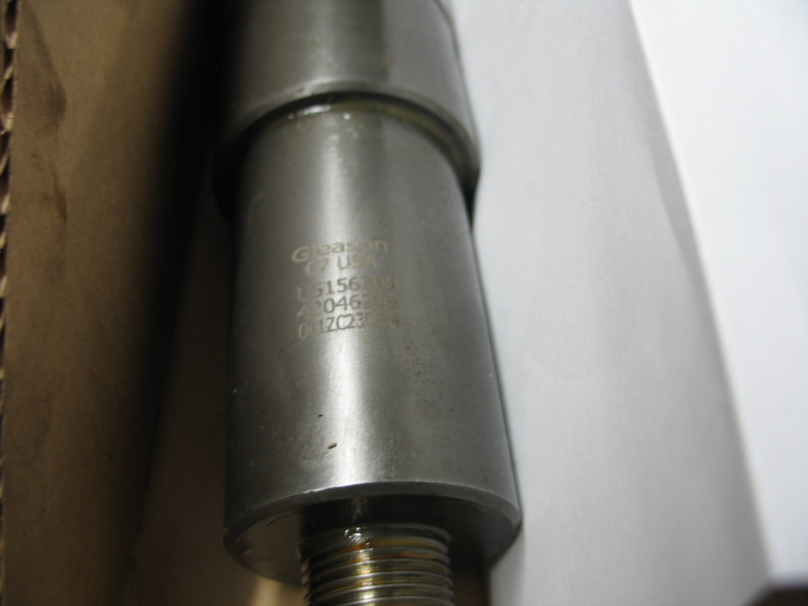 NEW GLEASON WORKS U7-1567-00 DRIVE SHAFT (NO 7?) P9853