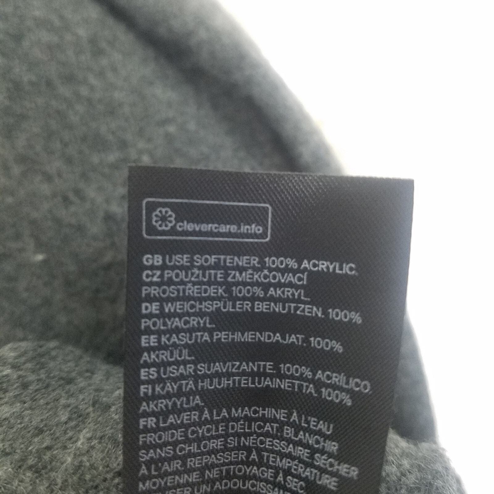 H&M gray long men's scarf size 71x20
