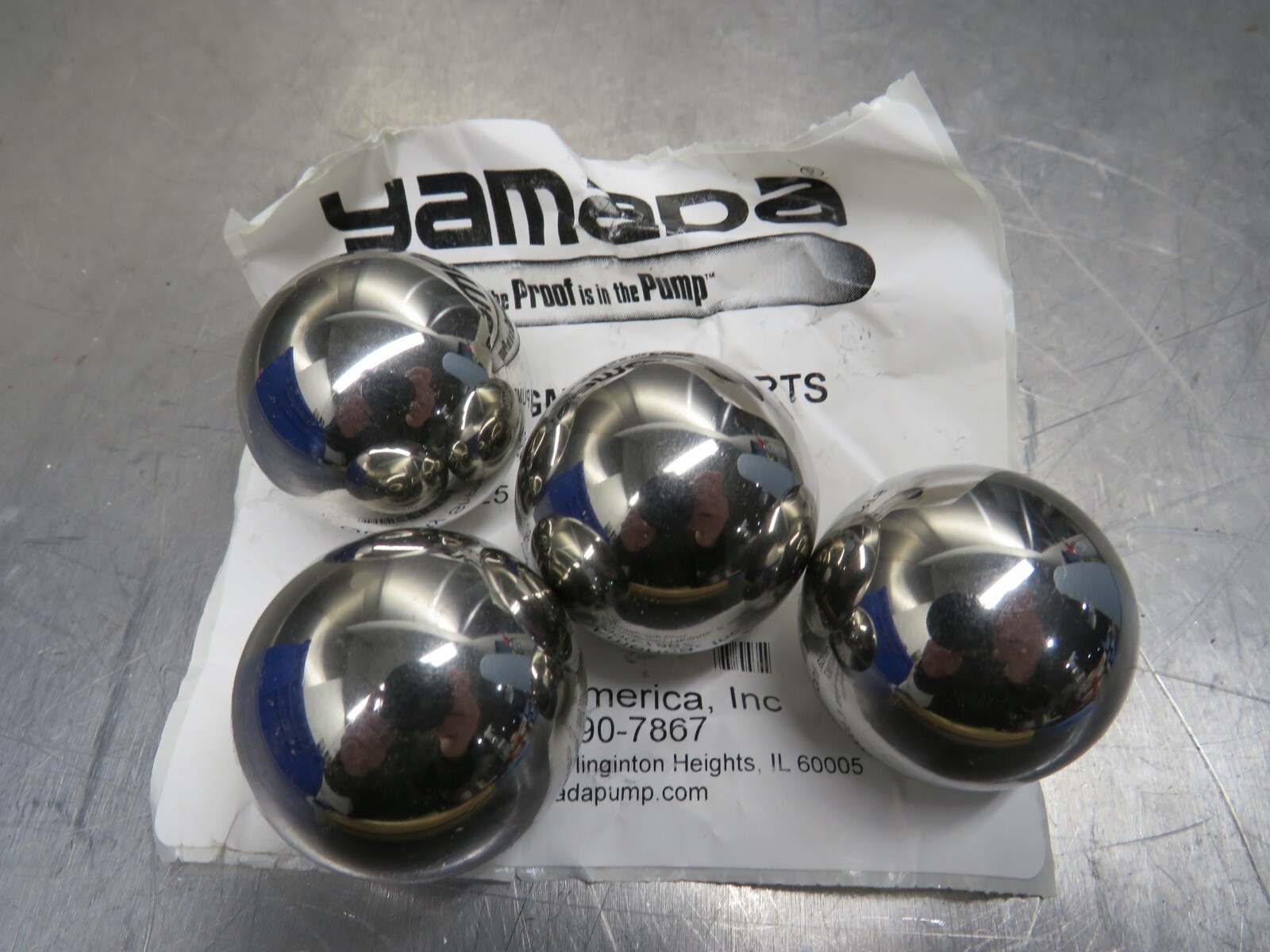 Yamada 630444 SS Ball 25 Set of 4!