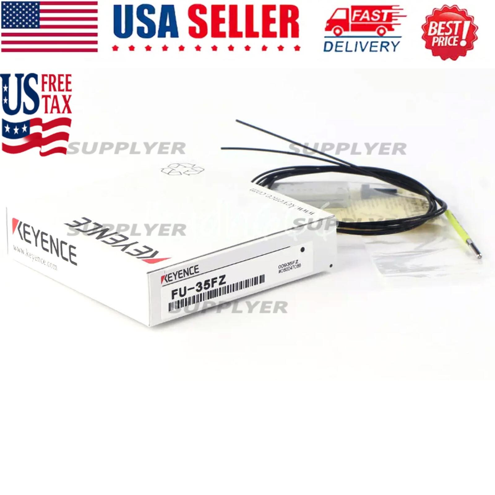 KEYENCE Digital Fiber Optic Sensor FU-35FZ FU35FZ Original New in Box Free Ship