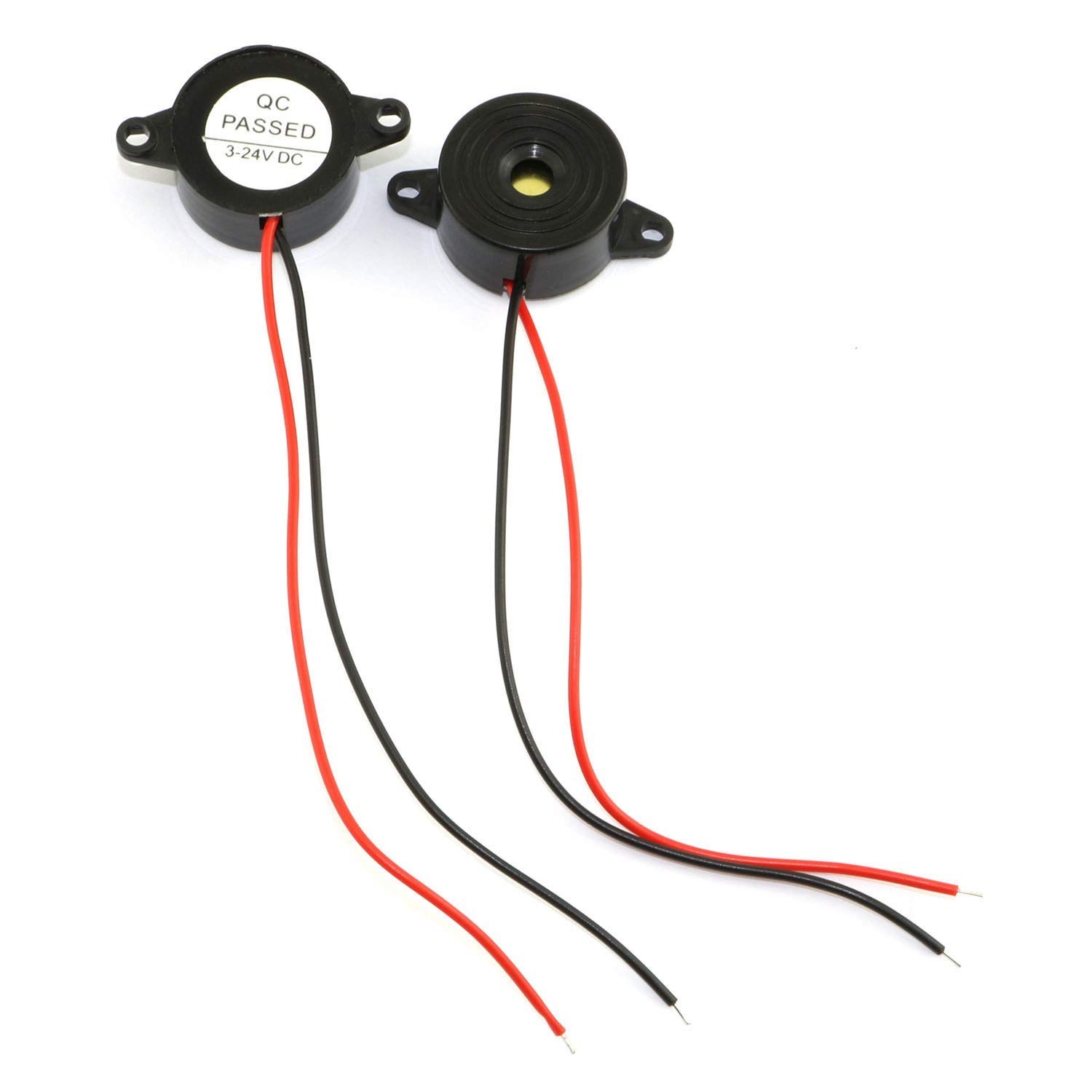 2pcs DC 3-24V Active Piezo Buzzer with Lead Wire 2312 High Decibels Continuou...