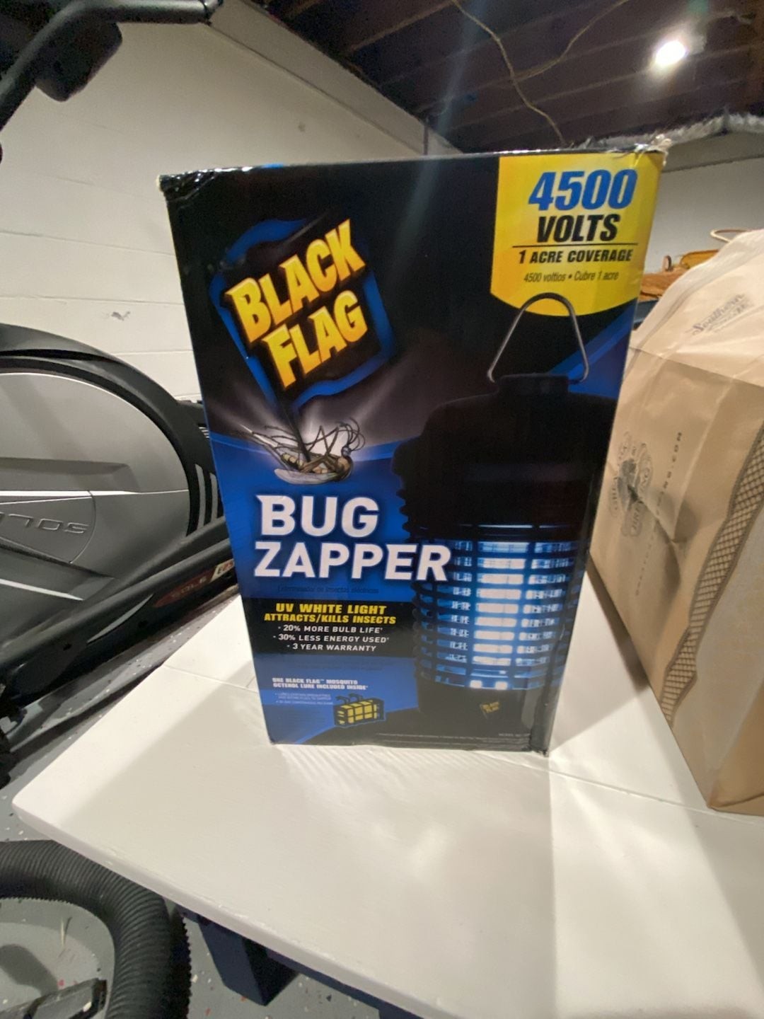 Black Flag 4500 Volt Bug Zapper Insect Killer with Mosquito Lure