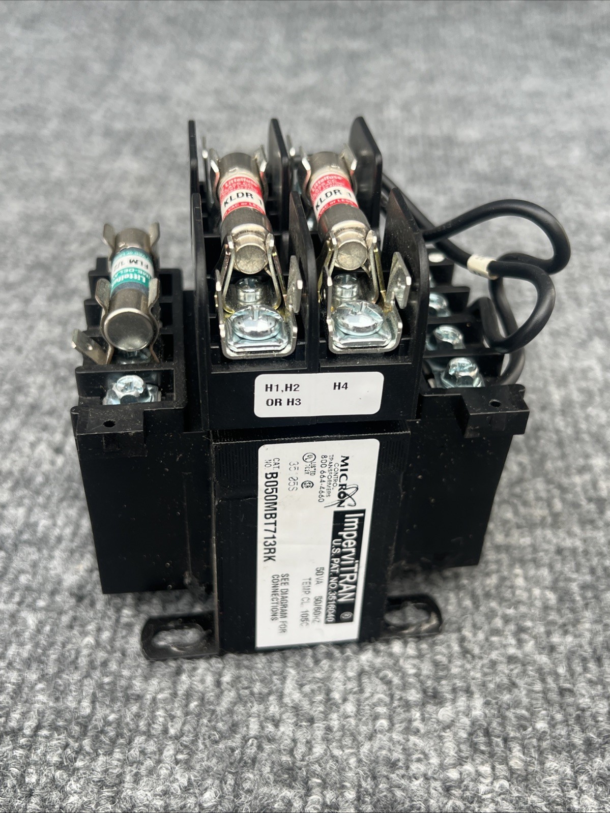 MICRON INDUSTRIES CORPORATION B050MBT713RK 50VA Industrial Control Transformer