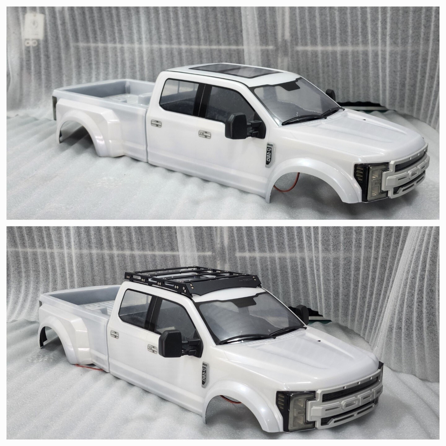 RC Car CNC Aluminum Metal Roof Rack Kit For CEN Racing Ford F450/F250 Truck