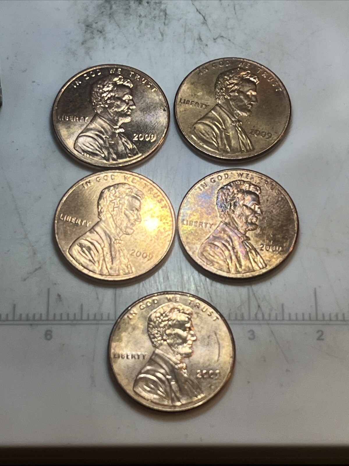 2009 Penny No Mint Mark Lincoln Bicentennial Penny. Beautifull Shine (5)