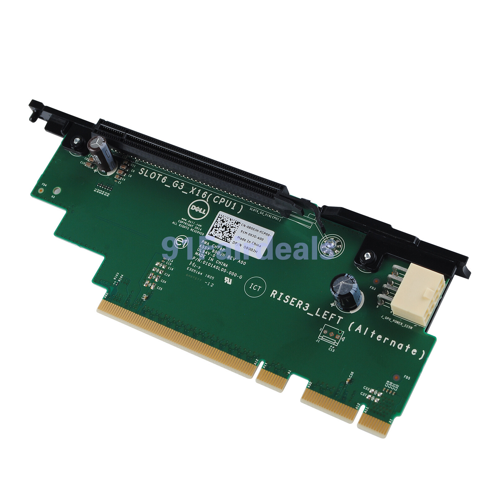 For Dell 800JH Riser Card 3 Slot 6 Pcie X16 For Poweredge R730 R730xd New