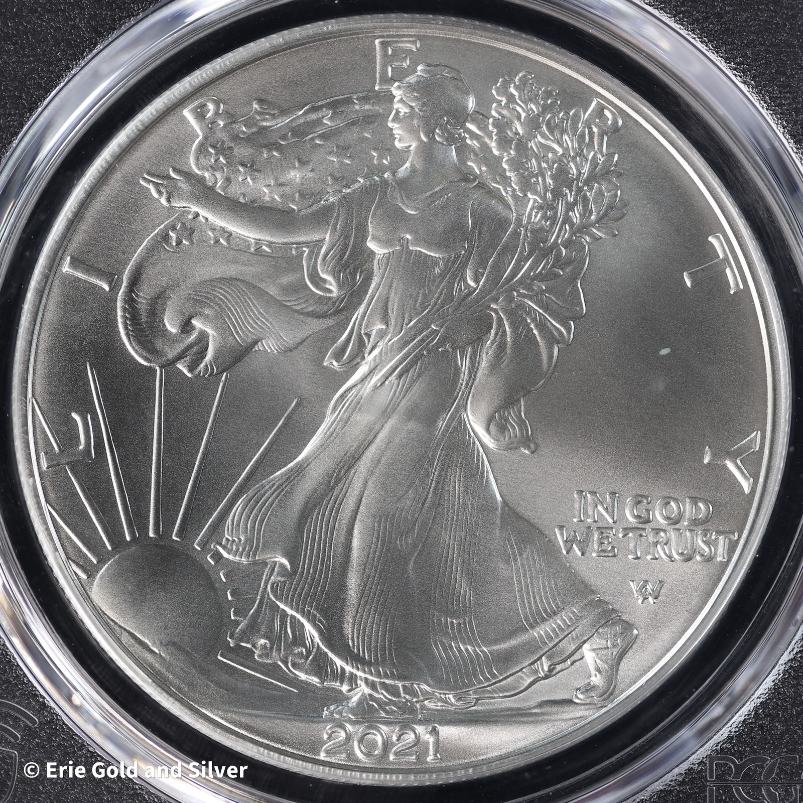 2021 $1 T-2 American Silver Eagle PCGS MS 70 | FDOI