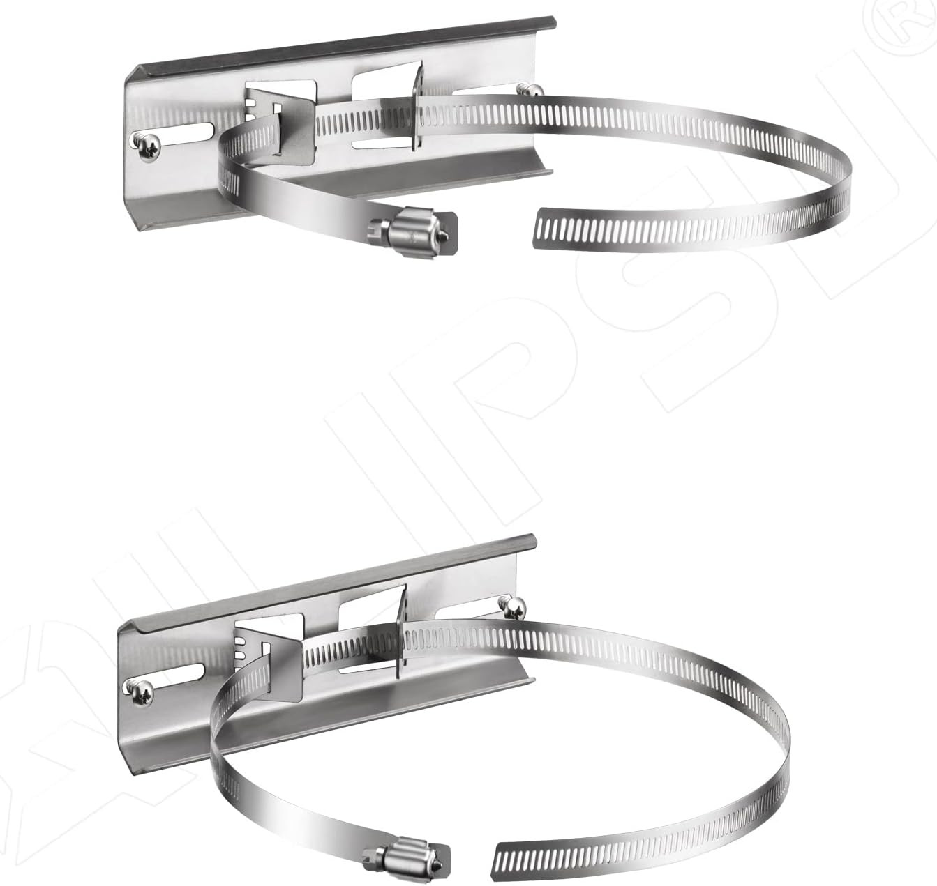 Pole Mounting Kits, 304 Stainless Steel 6.9" X 1.9" Brackets with Adjustable 2–8