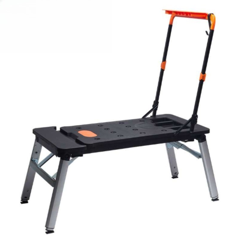Multifunctional Stainless Steel Workbench Horse Stool Diy Console Cart