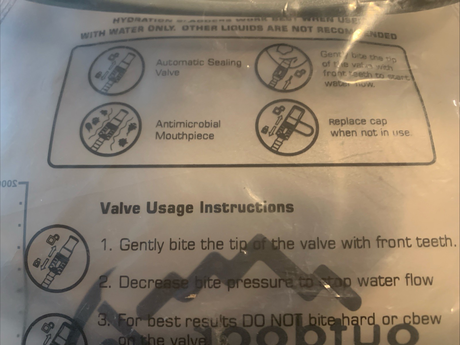 NEW Outdoor Inoxto Clear Hydration Bladder Replacement 2L
