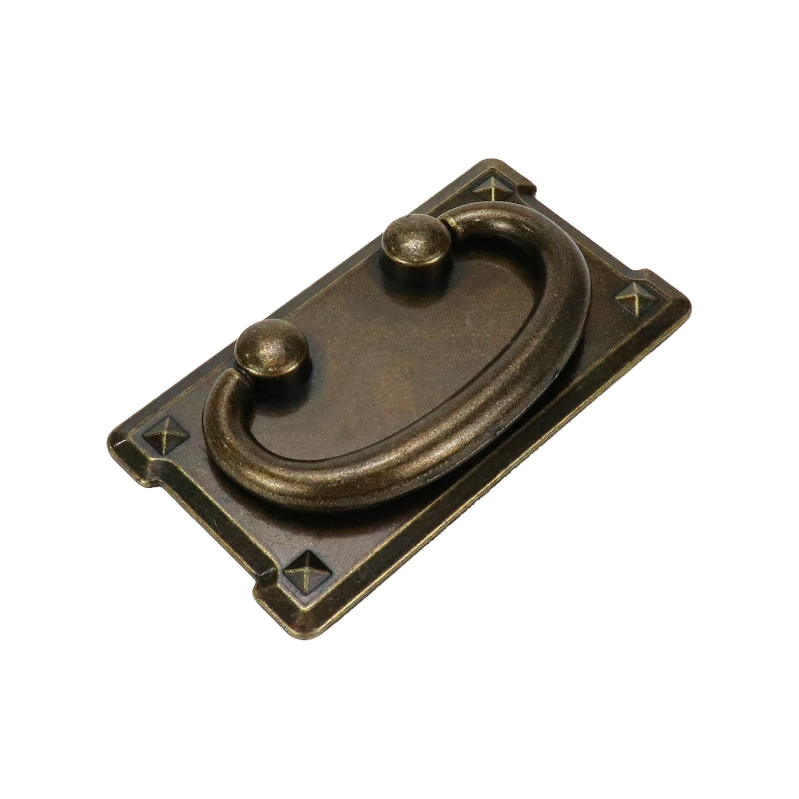 5pcs Horizontal Bail Pulls 3 Inch Cabinet Rectangular Drop Ring Boxes Pulls Z...