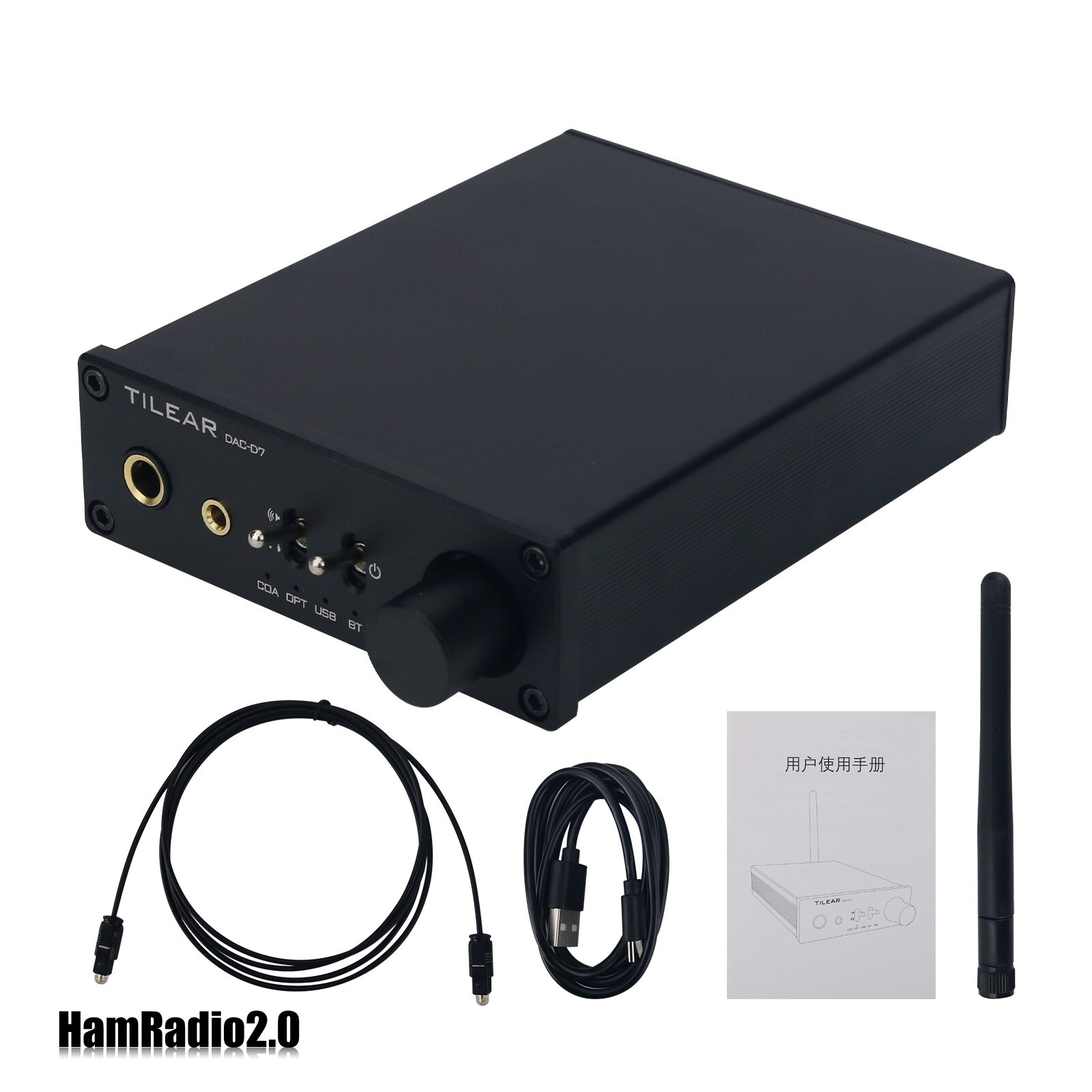 Audio Decoder TPA6120 Bluetooth5.4 Receiver for aptX-HD/LDAC TILEAR DAC-D7