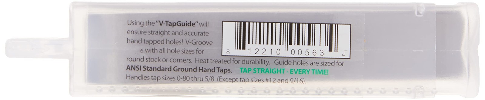 Big Gator Tools V-Tap Guide, Standard Sizes 0-80 to 5/8
