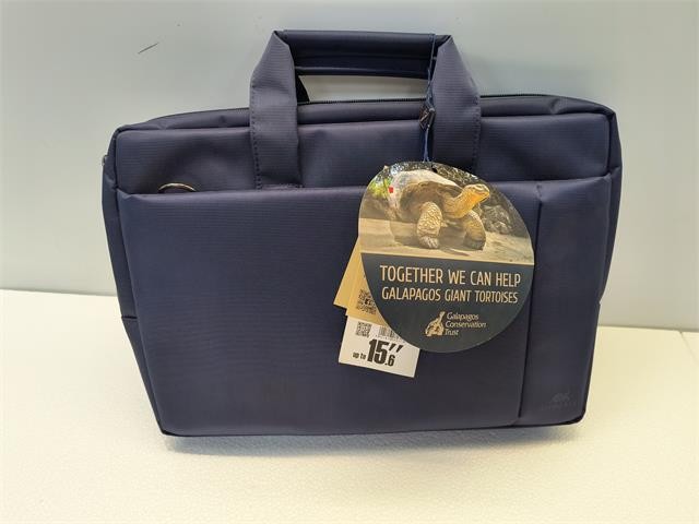 Rivacase 15.6 inch Stylish Laptop Shoulder Bag Padded Compartment - Blue 8231